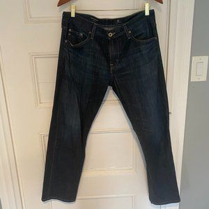 AG Adriano Goldschmied The Graduate Jeans | Men's 31x32  Tailored Leg Dark Wash